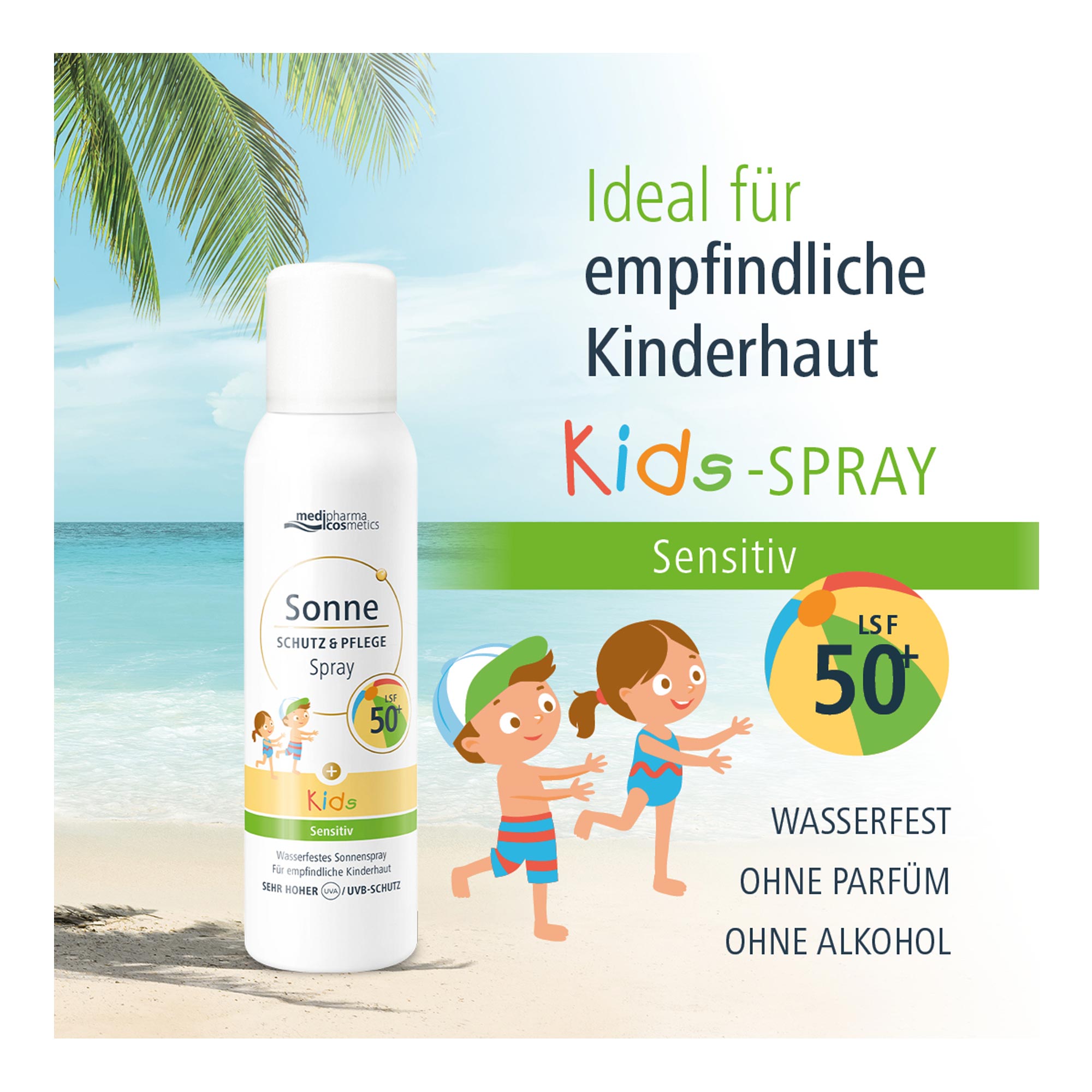 Eigenschaft Sonne Schutz & Pflege KIDS LSF 50+ Aerosol-Spray