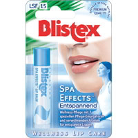 Blistex Spa Effects Vitalisierende Stifte bei spröden Lippen.