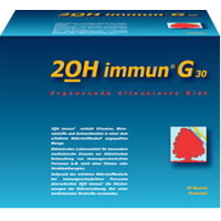 2OH immun G30 Granulat ist ein diätetisches Lebensmittel für besondere medizinische Zwecke