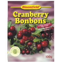 Cranberry-Bonbons Bloomfield - Premiumqualität mit Vitamin C.