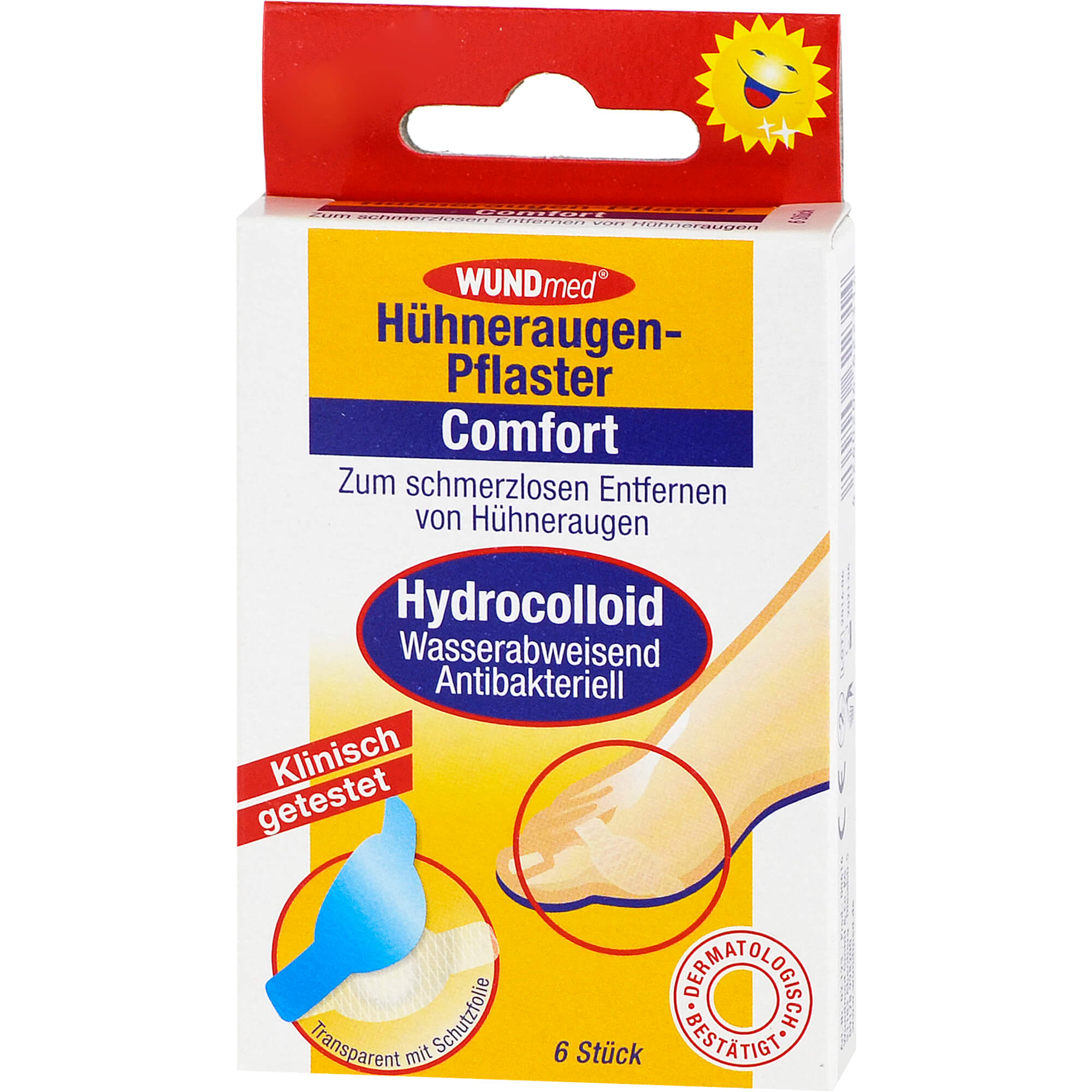 HÜHNERAUGENPFLASTER Comfort hydrocolloid