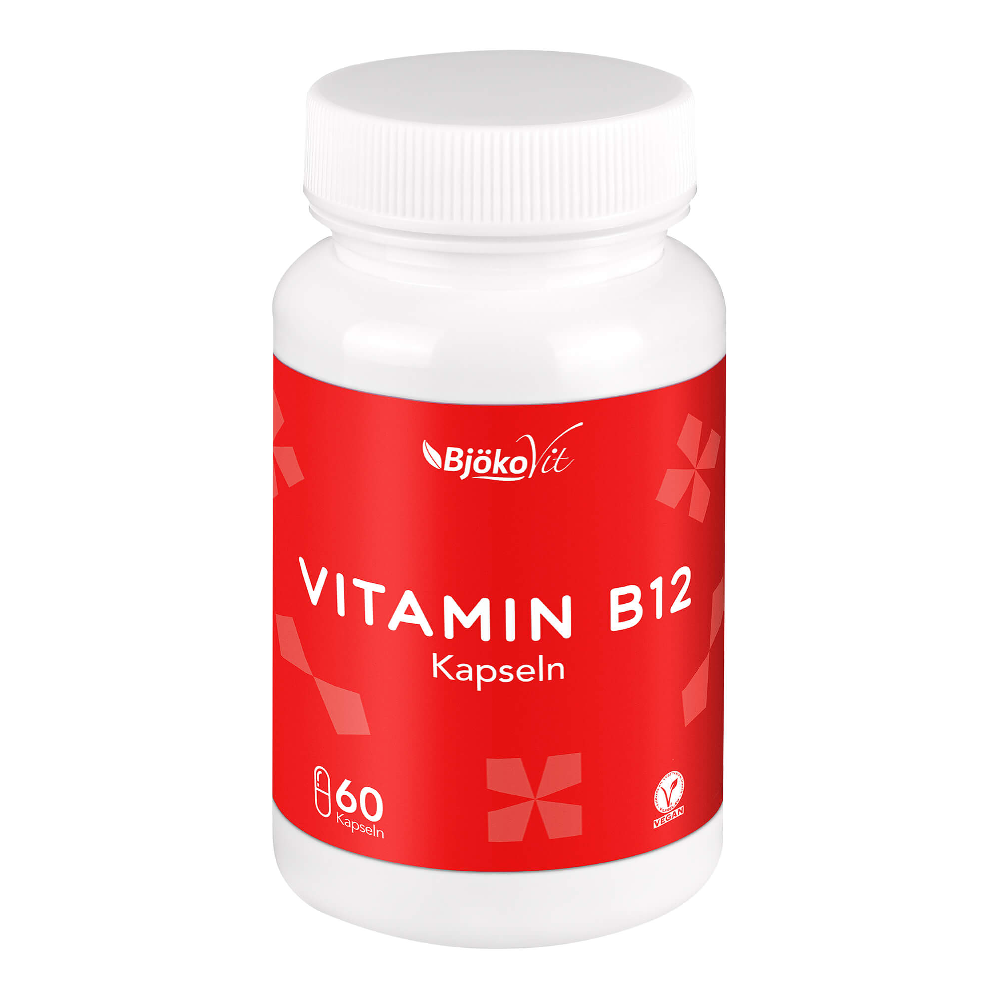 Nahrungsergänzungsmittel mit Vitamin B12 (Vegan).
