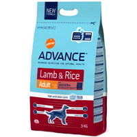Mit Lamm & Reis. Spezialfutter für ausgewachsene Hunde aller Rassen zur besonderen Pflege von Haut und Fell.
