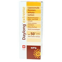 Hautfreundliches liposomales Sonnenschutzmittel, LSF 50+.