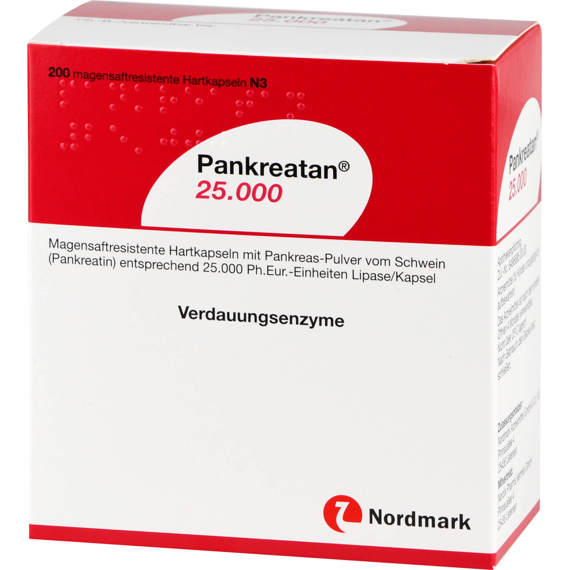 Zur Behandlung einer exokrinen Pankreasinsuffizienz angewendet.