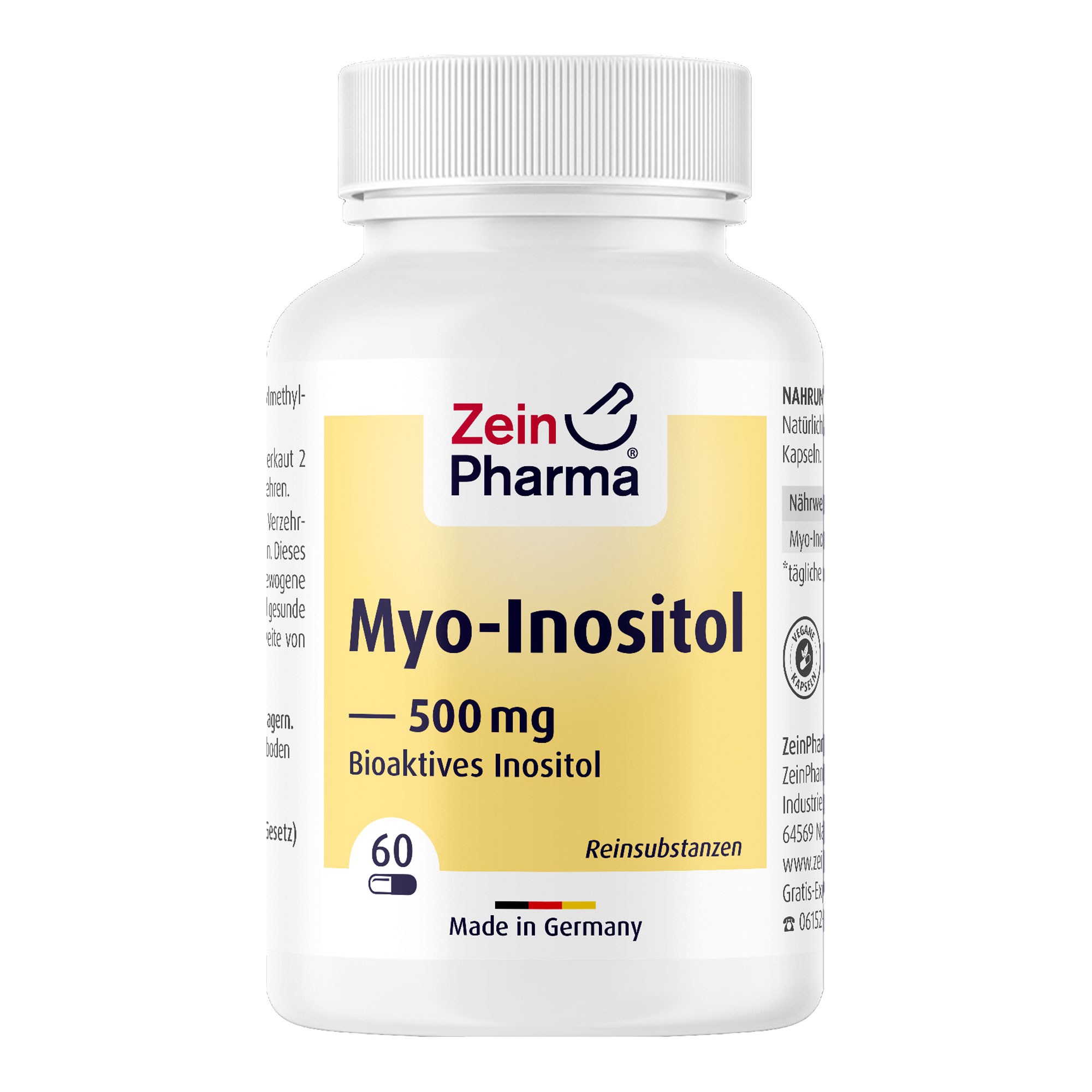 Nahrungsergänzungsmittel mit natürlichem Myo-Inositol.