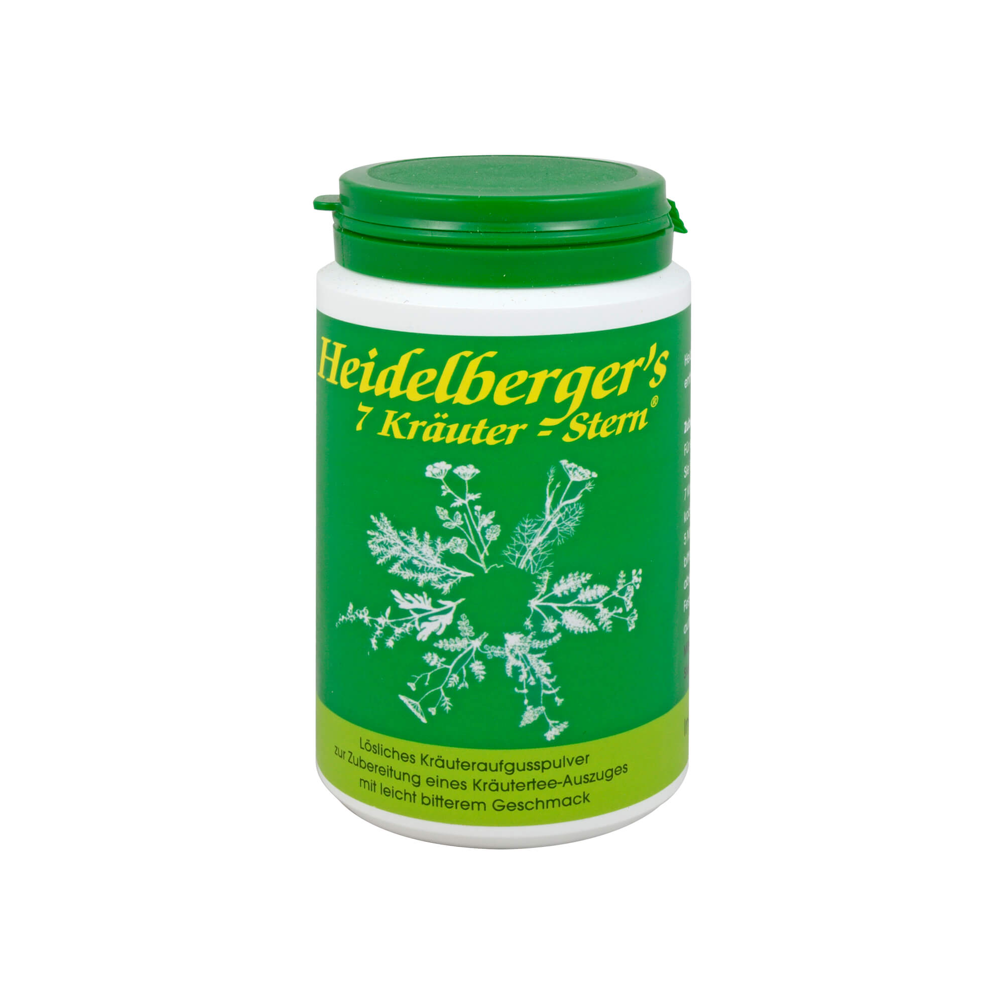 Heidelberger’s 7 Kräuter-Stern - Bitterstoffe zur Entschleimung und zur Anregung der Verdauungs- und Entgiftungsorgane.