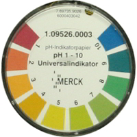 Universalindikatorpapier pH 1-10.