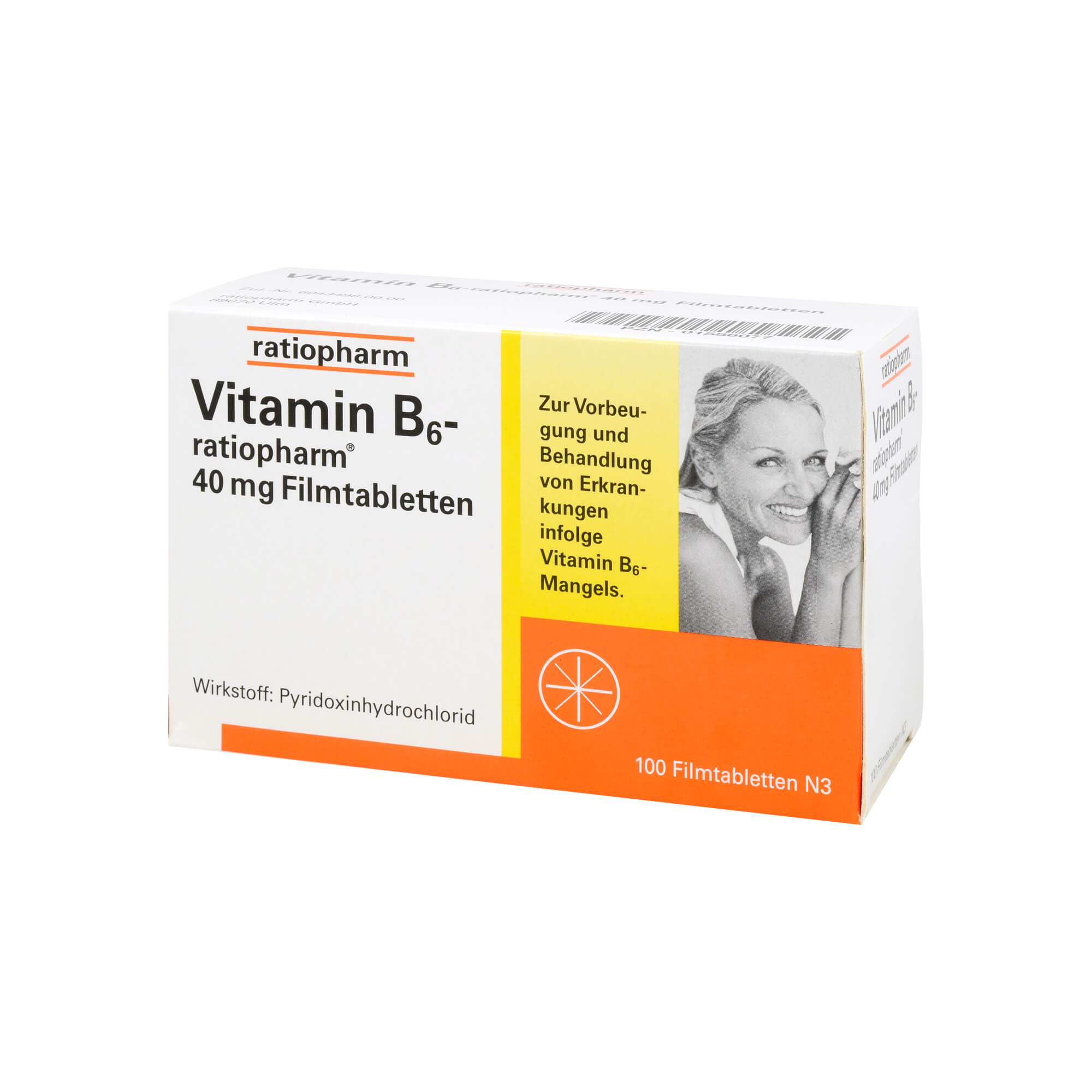 Zur Vorbeugung einer peripheren Neuropathie (Nervenentzündung) infolge eines durch Arzneimitteleinnahme verursachten Vitamin-B6-Mangels.