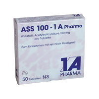 ASS 100 1A Pharma Tabletten.