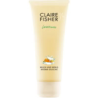 Claire Fisher Milch & Honig Aroma-Dusche flegt die Haut sanft und schützt sie wirkungsvoll.