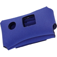 Schutzhülle aus angenehmen Neopren, besonders beim Sport geeignet. Farbe blau.