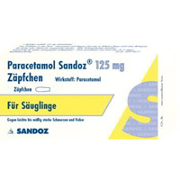 PARACETAMOL Sandoz 125 mg Suppos.