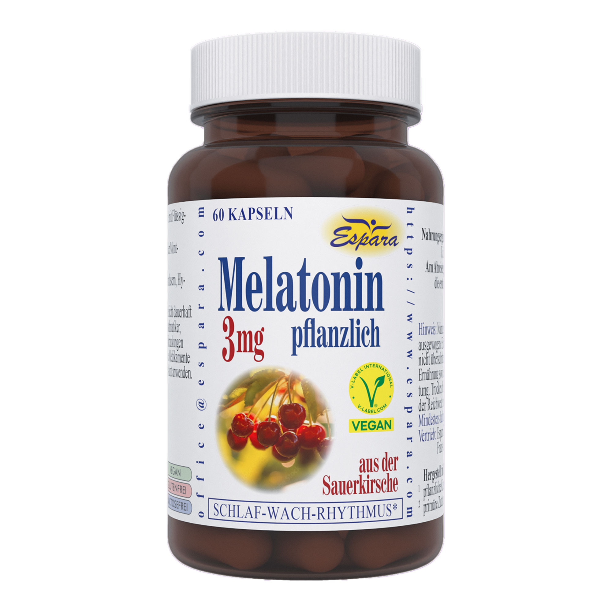 Nahrungsergänzungsmittel mit natürlichem Melatonin.
