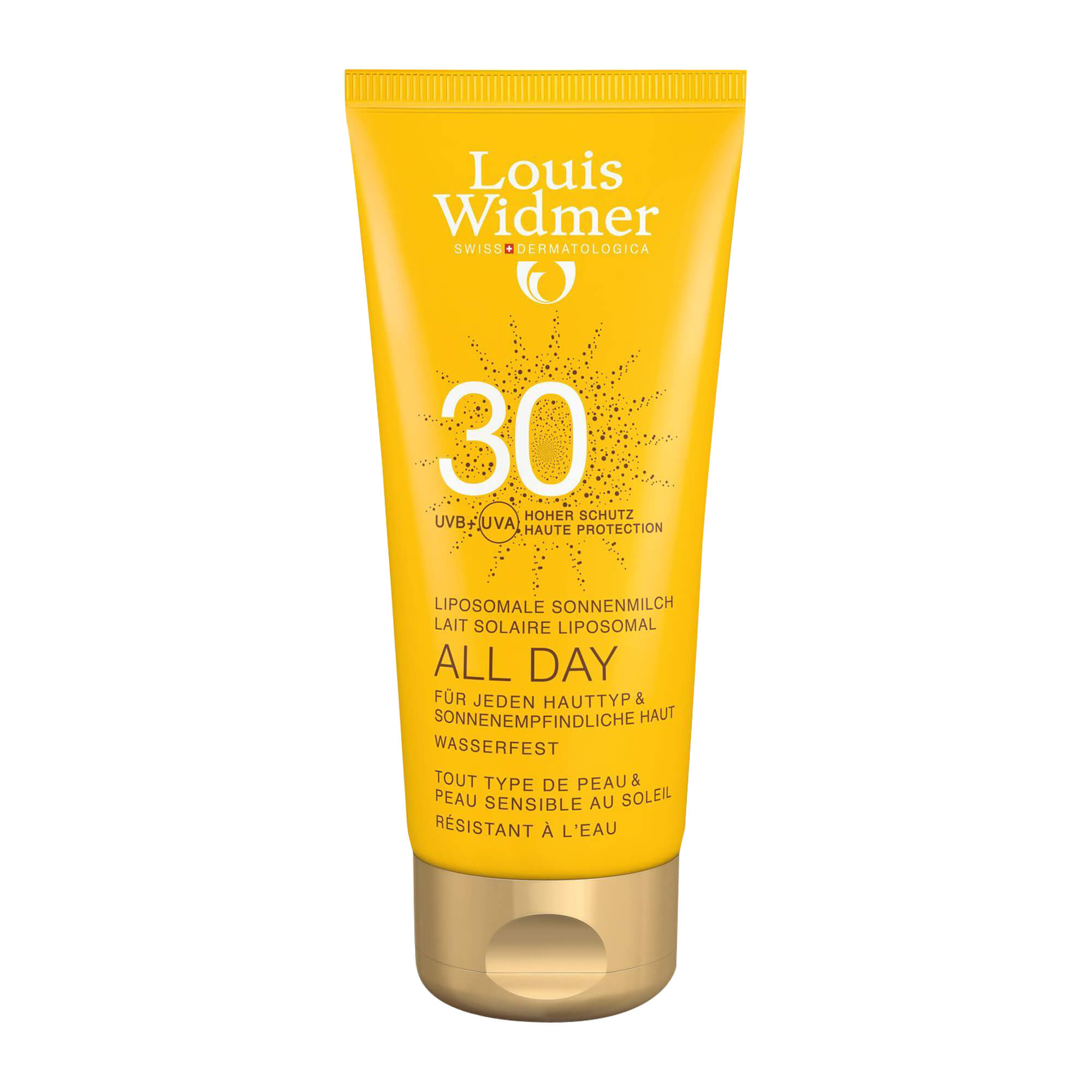 Sonnenmilch mit LSF 30. Für jeden Hauttyp & sonnenempfindliche Haut. Sonnenpflege und -schutz den ganzen Tag. Mit Parfum.