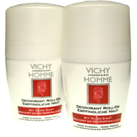 Doppelpack Vichy Homme Deodorant Roll-on.