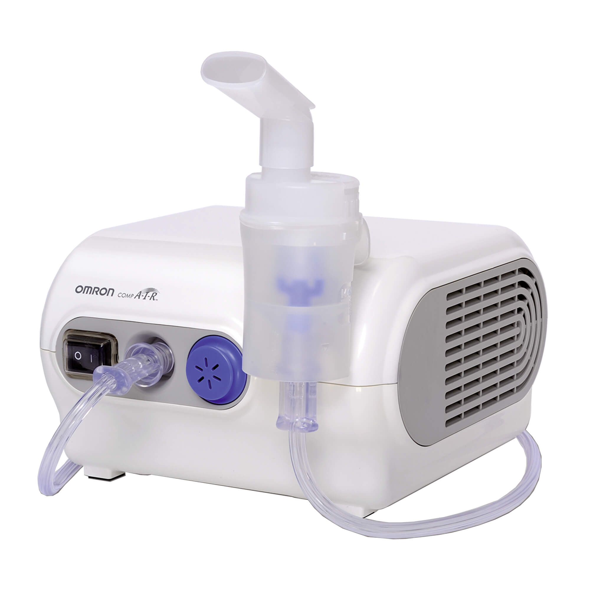Kompressor-Inhalationsgerät mit Stauraum – das ideale Gerät für den Hausgebrauch.