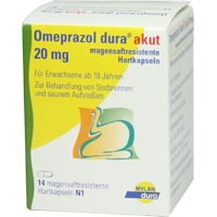 OMEPRAZOL dura akut 20 mg Kapseln magensaftr.