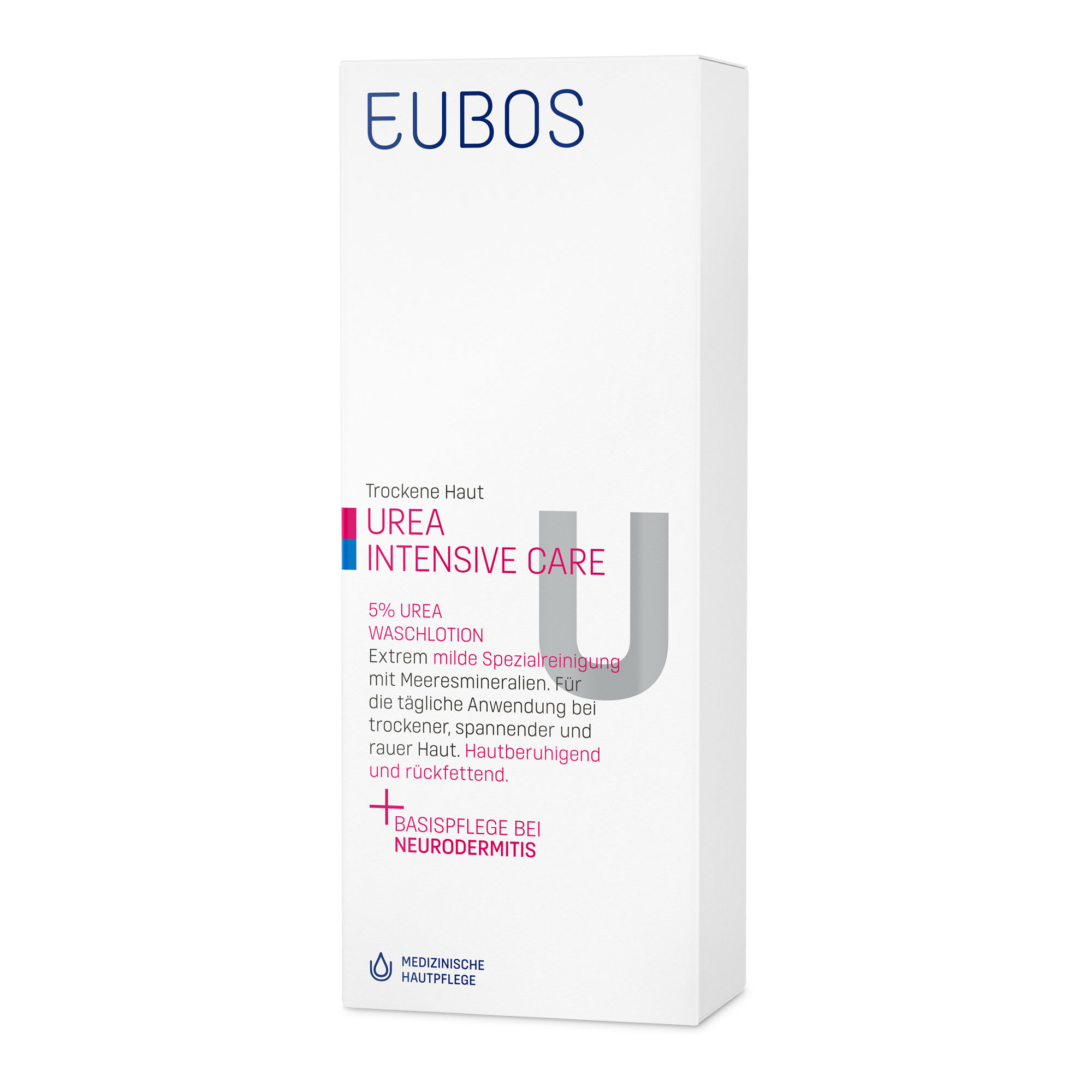 Eubos trockene Haut UREA 5 % Waschlotion Verpackung