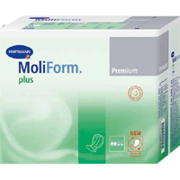 MoliForm Premium. Die anatomisch geformte Inkontinenzeinlage mit geruchsbindendem Saugkern.