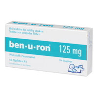 BENURON 125 mg Saeuglings-Suppos.