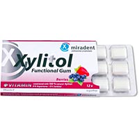 Xylitol Funktions-Zahnpflege-Kaugummi (ohne Zucker), +Vitamine