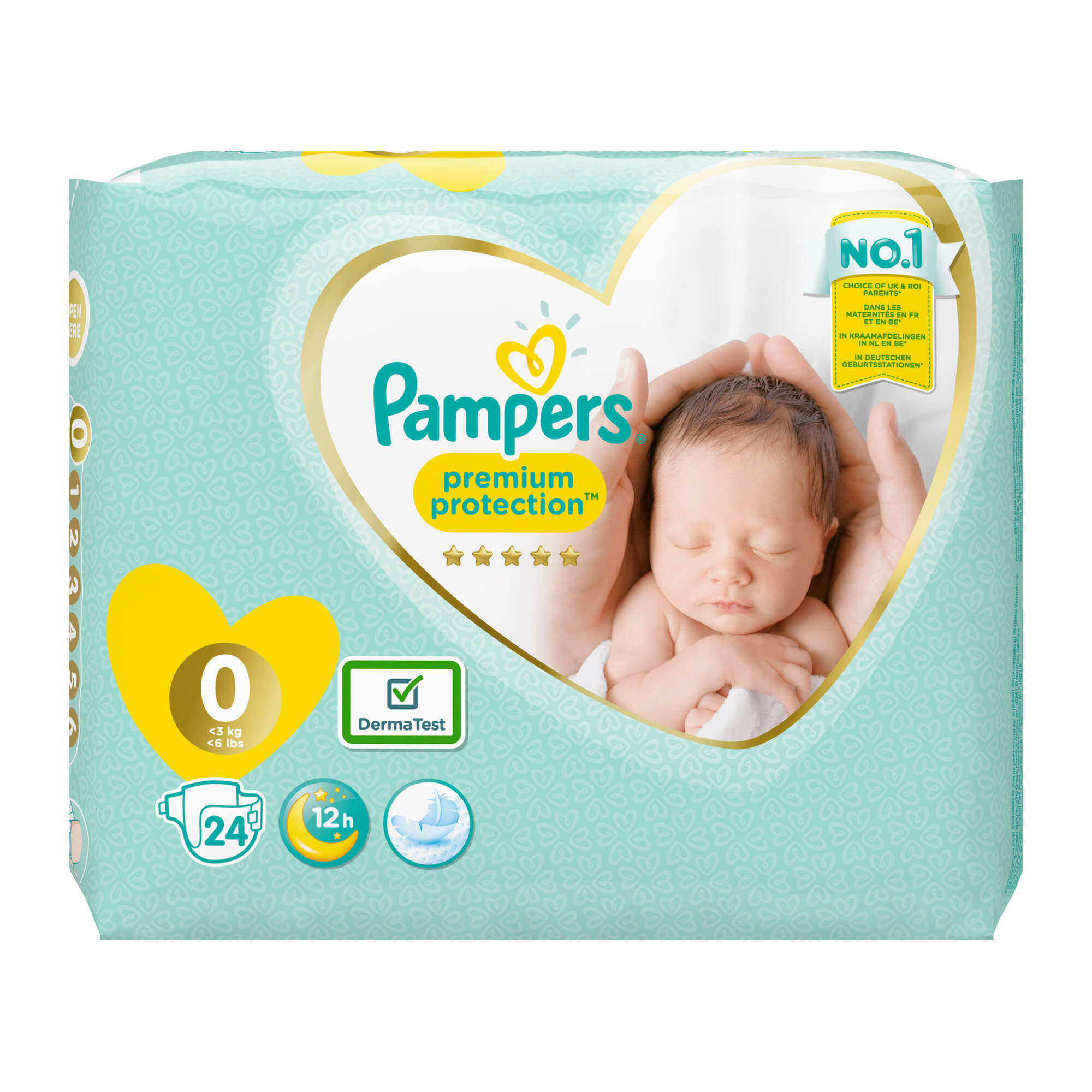 Pampers bester Komfort und Schutz für Babys Haut.