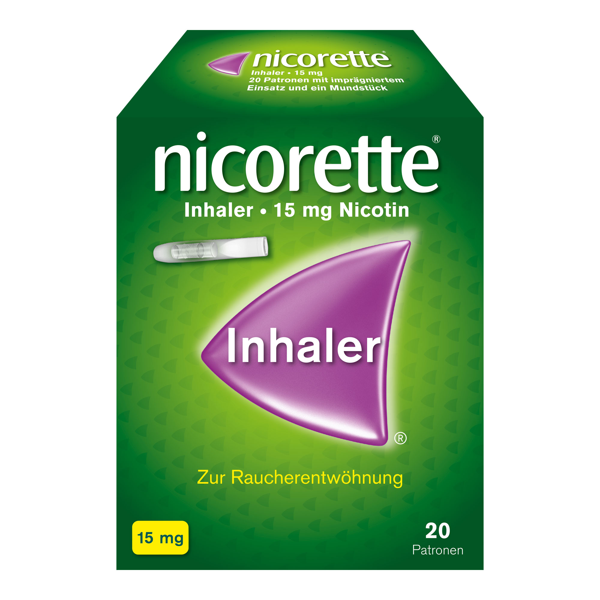 Inhalationsgerät zur Behandlung der Tabakabhängigkeit durch Linderung der Nicotinentzugssymptome.