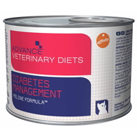 Diätetisches Alleinfuttermittel für Katzen mit Diabetes mellitus.