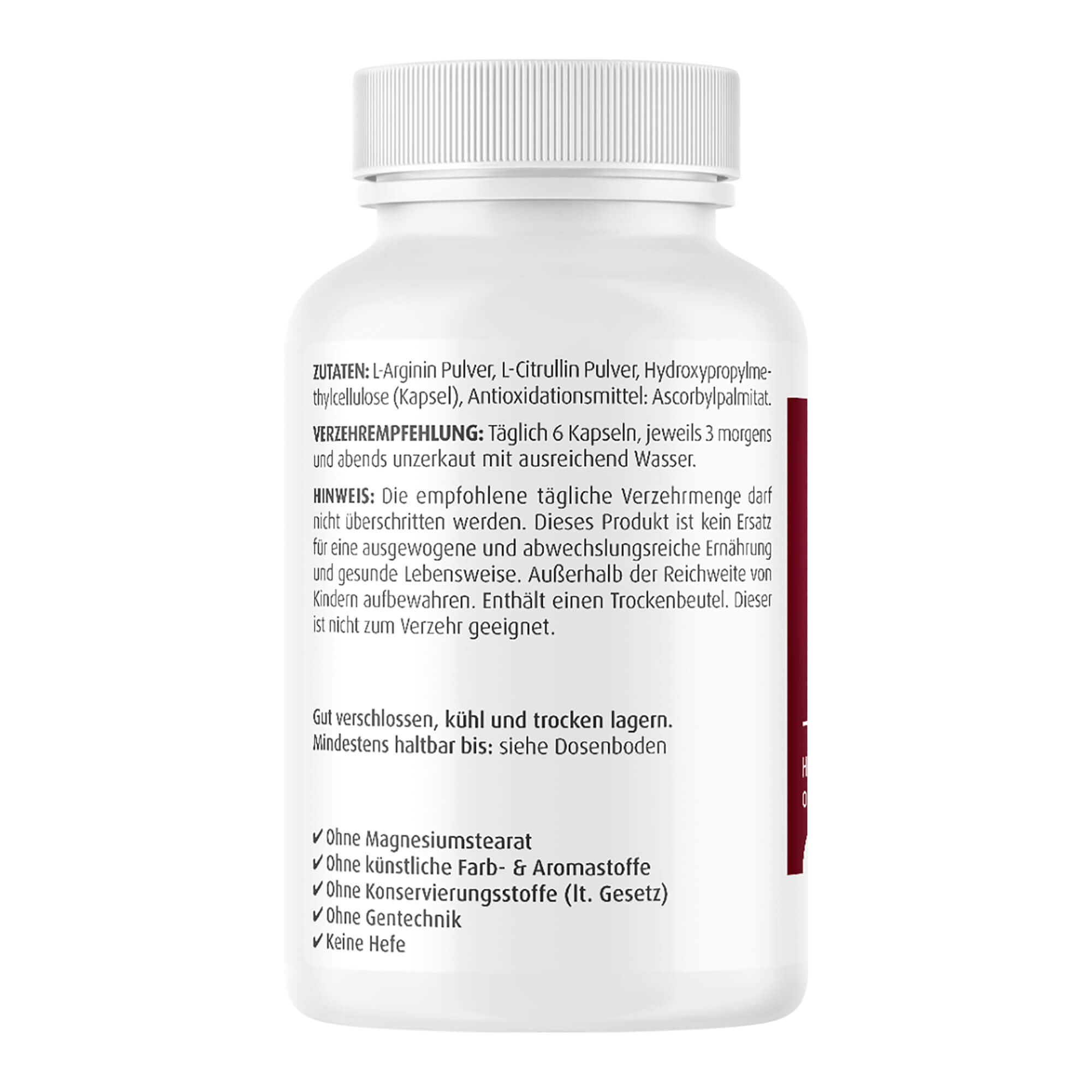 L-Arginin + L-Citrullin Kapseln 500 mg link gedreht