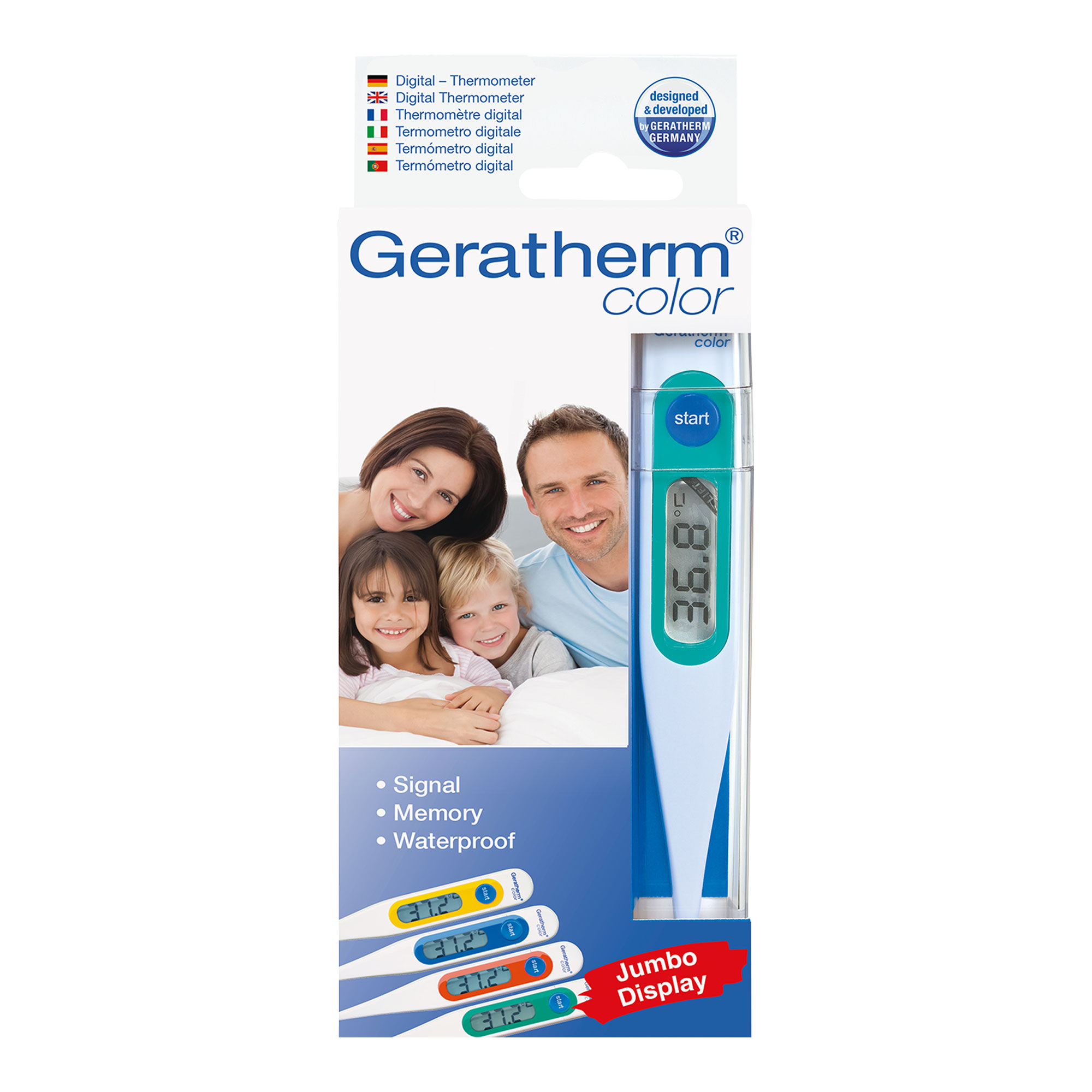 Digitalthermometer für die ganze Familie.