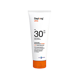 Liposomale Sonnenschutz-Lotion für die Hauttypen 2-6 bei starker UV-Strahlung.