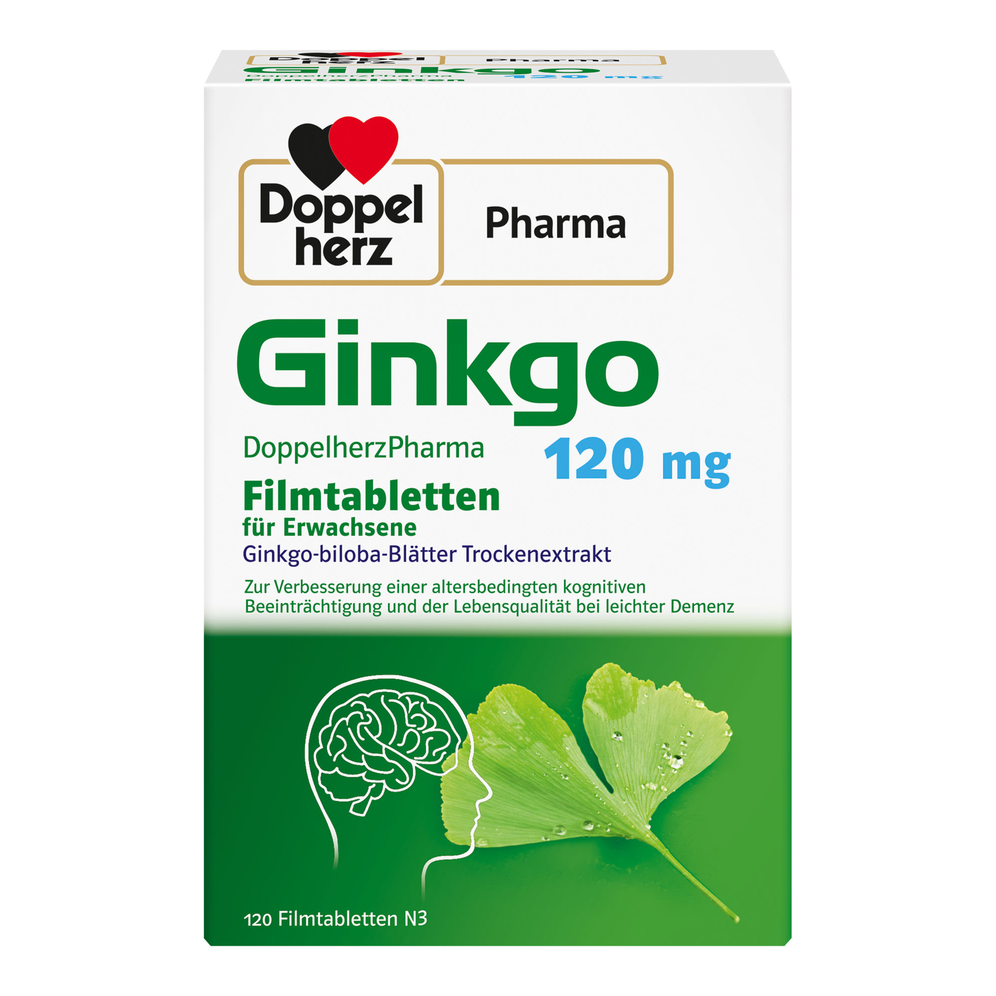 Pflanzliches Arzneimittel mit Ginkgo-biloba-Blätter Trockenextrakt. Zur Anwendung bei leichter Demenz und altersbedingter kognitiver Beeinträchtigung.