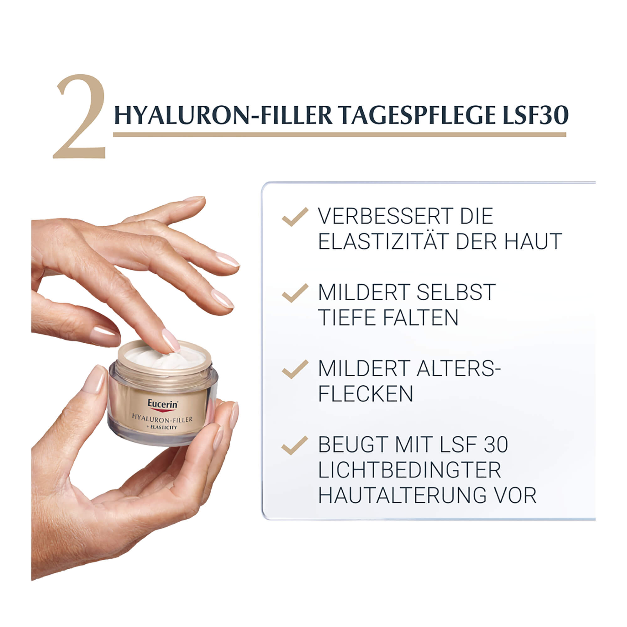 Grafik Eucerin Anti-Age Hyaluron-Filler Tagespflege LSF30