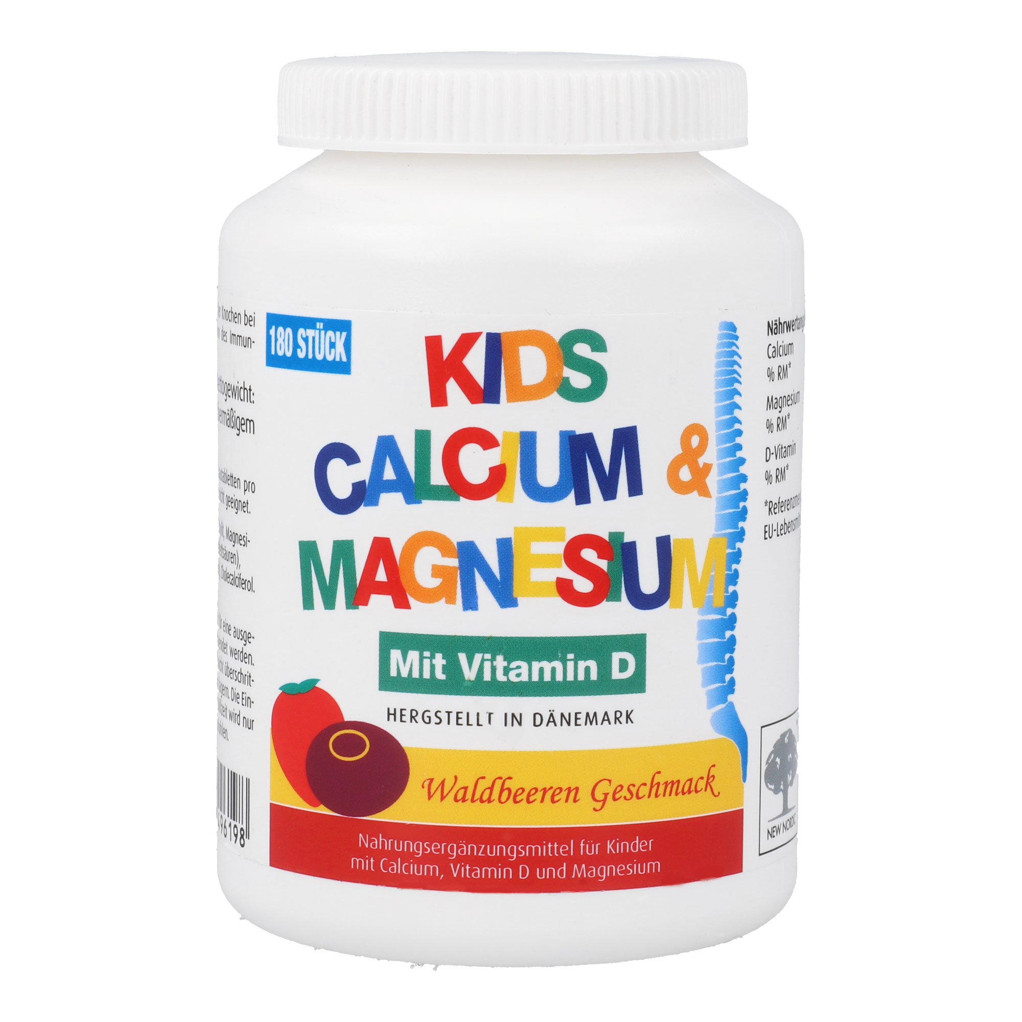Nahrungsergänzungsmittel mit Magnesium. Ergänzt die Calcium- und Magnesiumzufuhr.