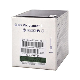 "BD Microlance 3 Kanüle, 21 G x 2"", 0,8 mm x 50 mm."