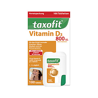 TAXOFIT Vitamin D3 800 I.E. Tabletten