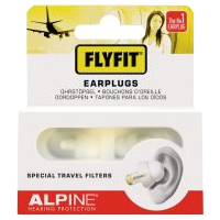 Ohrenstöpsel bei Flugzeuglärm und Druck auf dem Ohr.