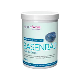 Basenbad-Mischung mit natürlichen Mineralien, Spurenelementen und Edelsteinen (Saphire) - speziell für Kopfhaut und Haardichte.