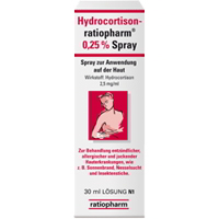 HYDROCORTISON ratiopharm 0,25% Spray