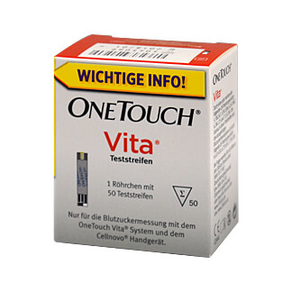 Werden zusammen mit OneTouch Vita-Blutzuckermessgeräten zur quantitativen Messung des Blutzuckergehalts in frischem kapillaren Vollblut verwendet.