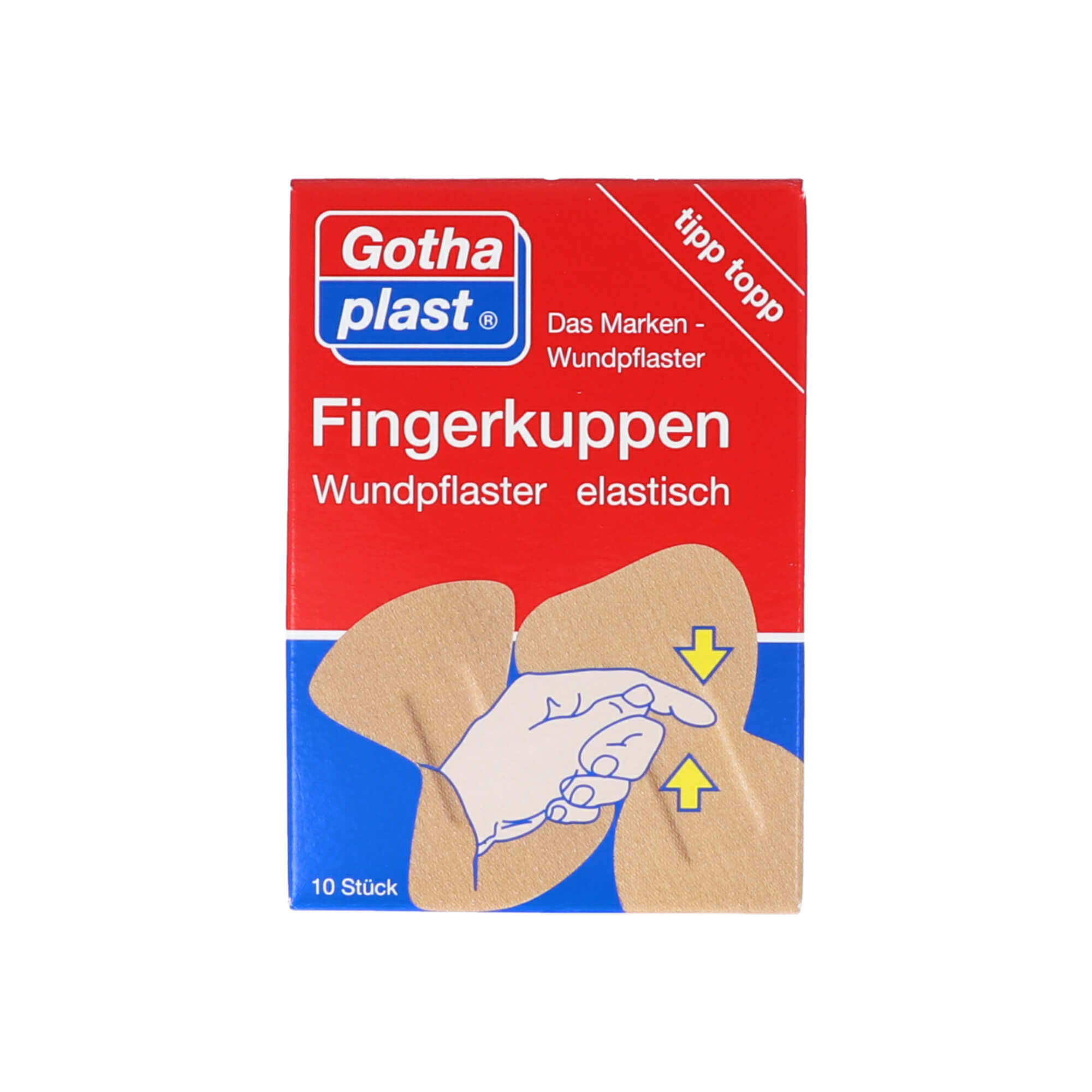 Pflaster für die Fingerkuppen in 2 Größen zur schnellen Wundversorgung an den Fingern.