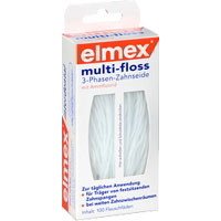 elmex multi-floss mit Aminfluorid.