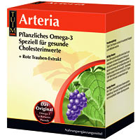 Pflanzliches Omega-3 mit Rote Trauben-Extrakt.
