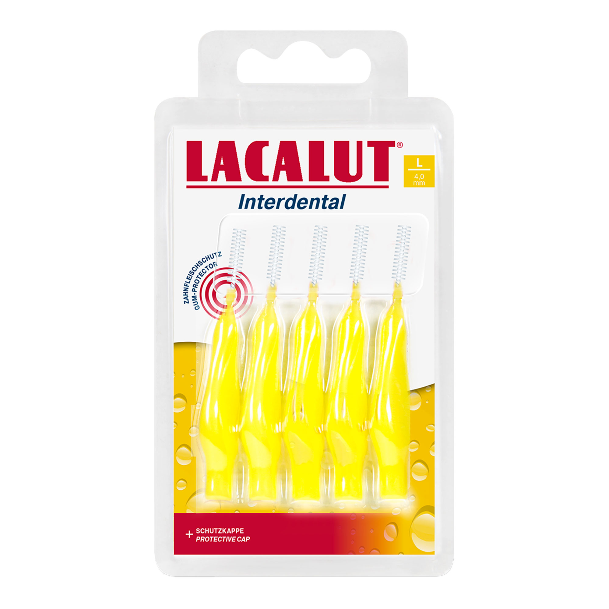 Lacalut Interdental ist besonders für die Reinigung von Zahnspangen und Prothesen geeignet.