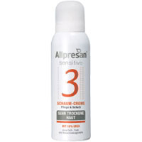 Allpresan sensitive 3 Schaum-Creme für sehr trockene Haut .