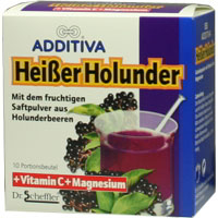 Mit fruchtigem Saftpulver aus Holunderbeeren + Vitamin C + Magnesium