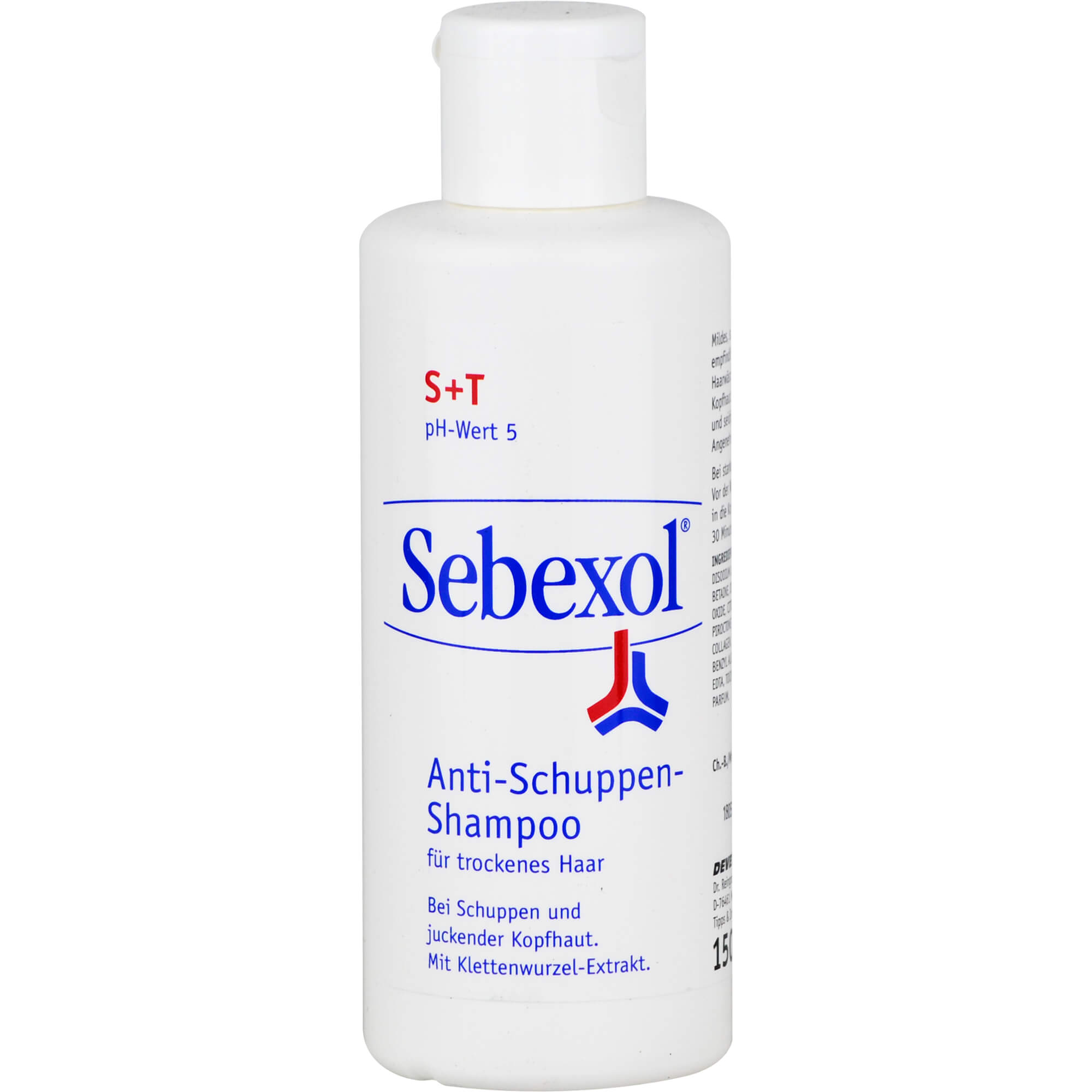 Shampoo mit Klettenwurzel-Extrakt zum Waschen bei Kopfschuppen, trockener oder juckender Kopfhaut.