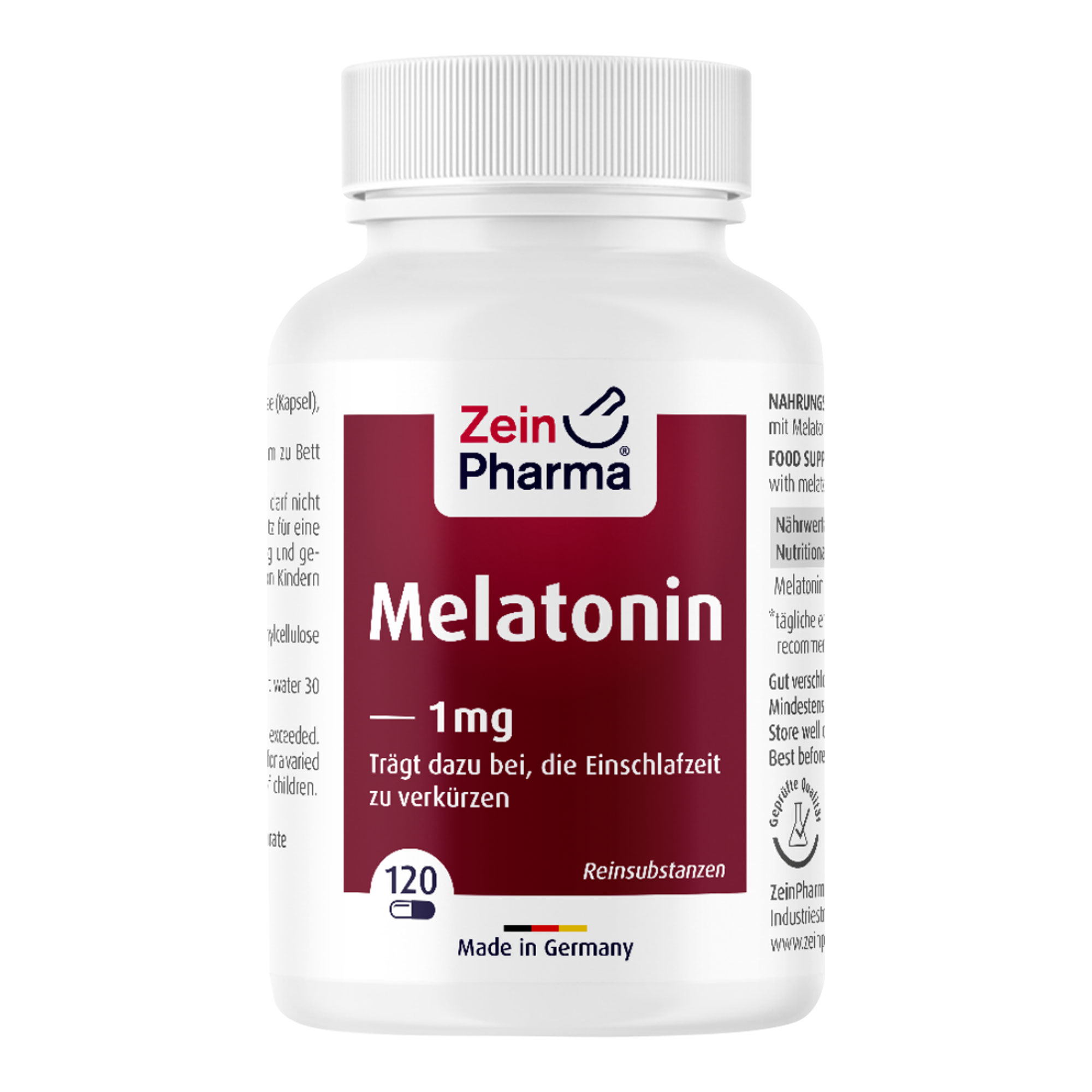 Nahrungsergänzungsmittel mit Melatonin.