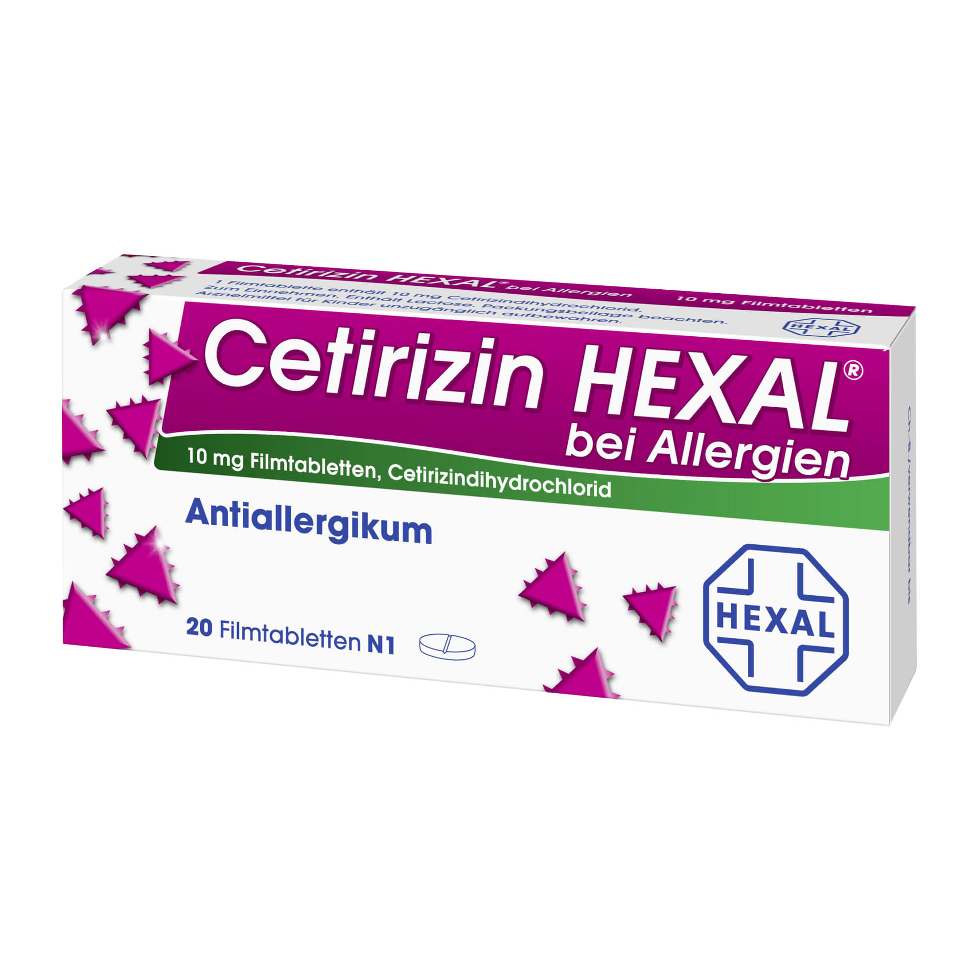 Antiallergikum ab 6 Jahren. Lindert schnell und effektiv allergische Symptome bei Urtikaria oder allergischer Rhinitis.